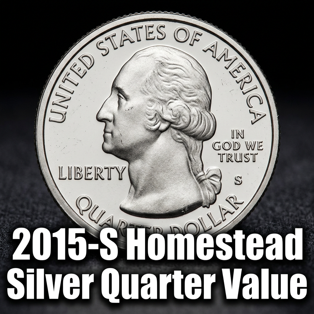 How Much Is a 2015-S Homestead Silver Quarter Worth Today
