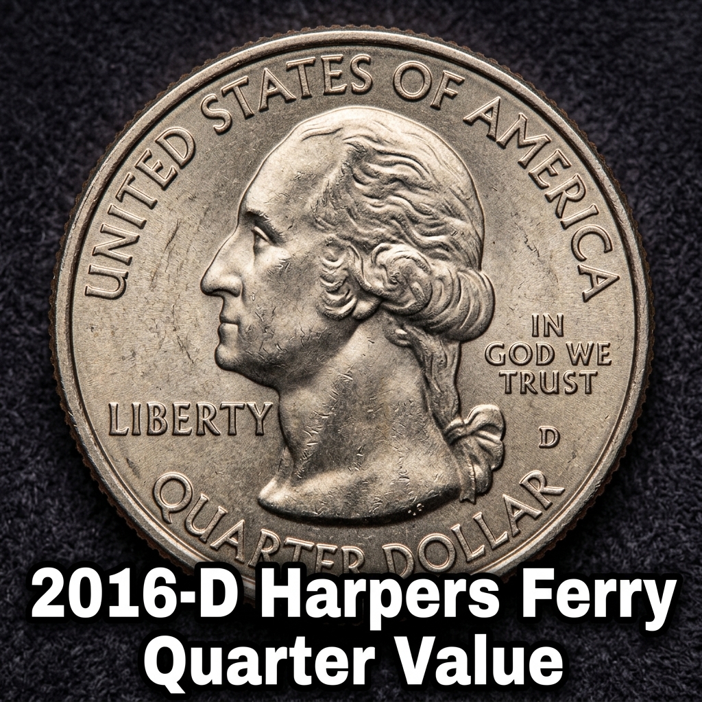 How Much is a 2016 D Harpers Ferry Quarter Worth Today
