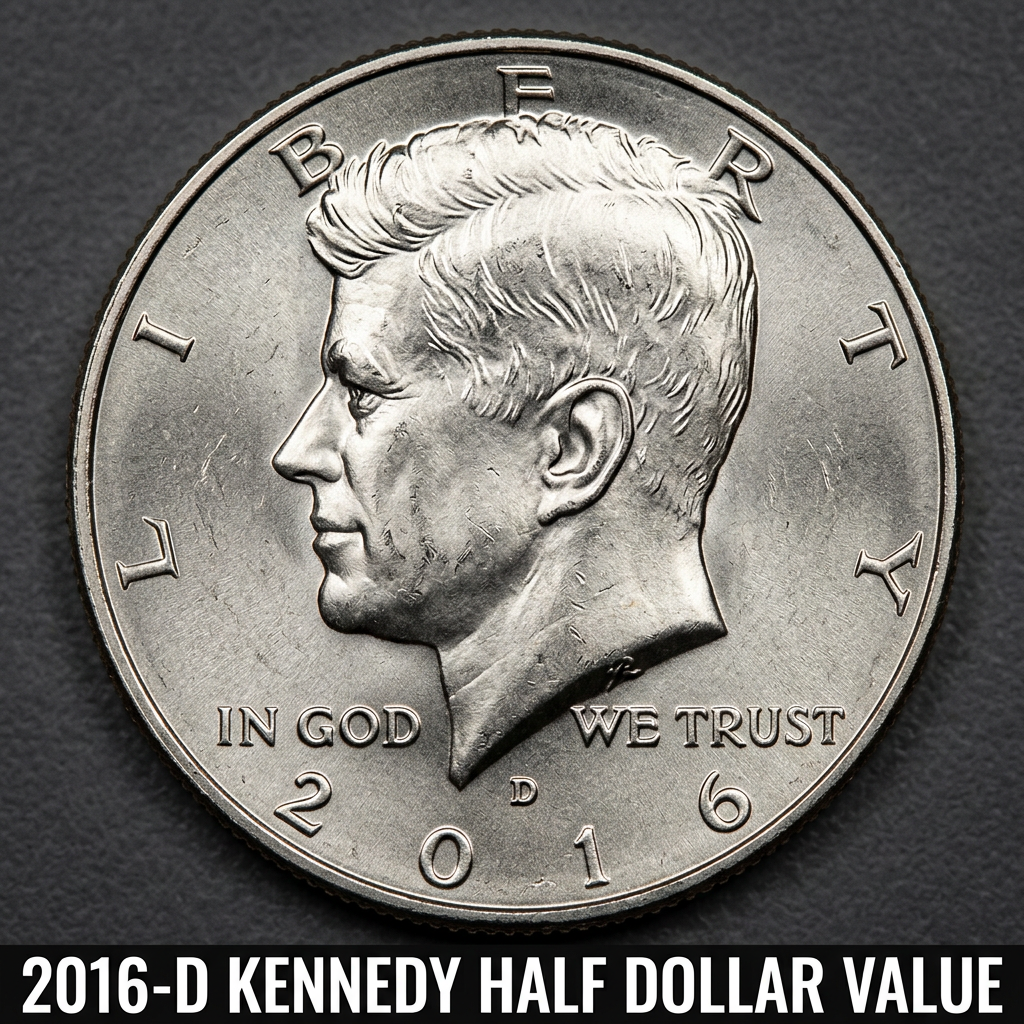 How Much is a 2016 D Kennedy Half Dollar Worth Today