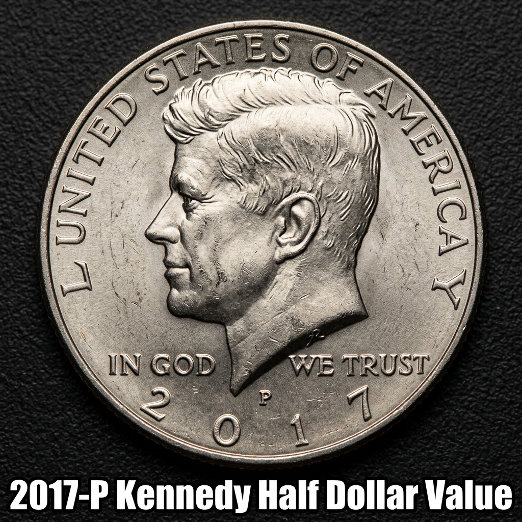 How much is a 2017 P Kennedy Half Dollar worth today