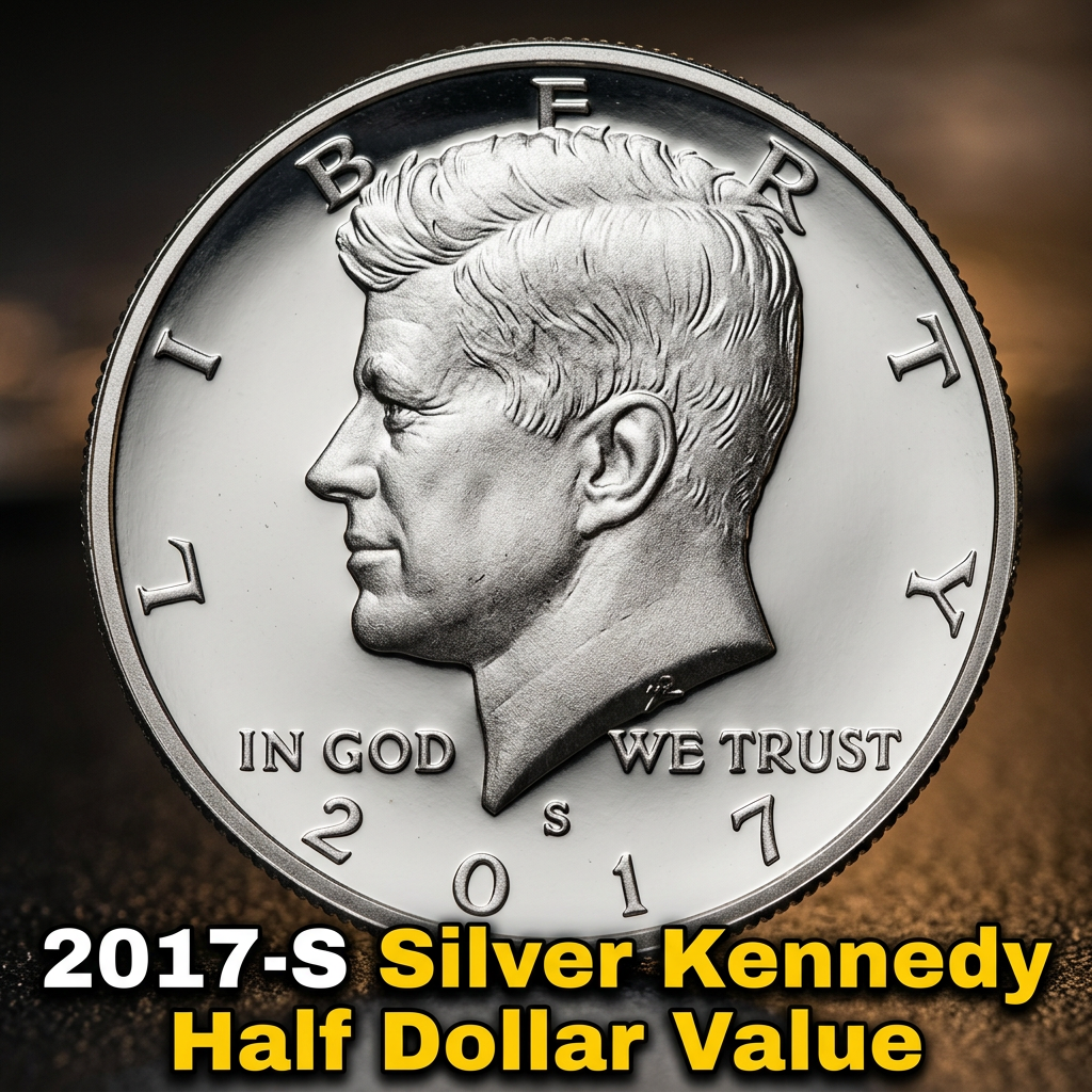 How Much is a 2017 S Silver Kennedy Half Dollar Worth Today