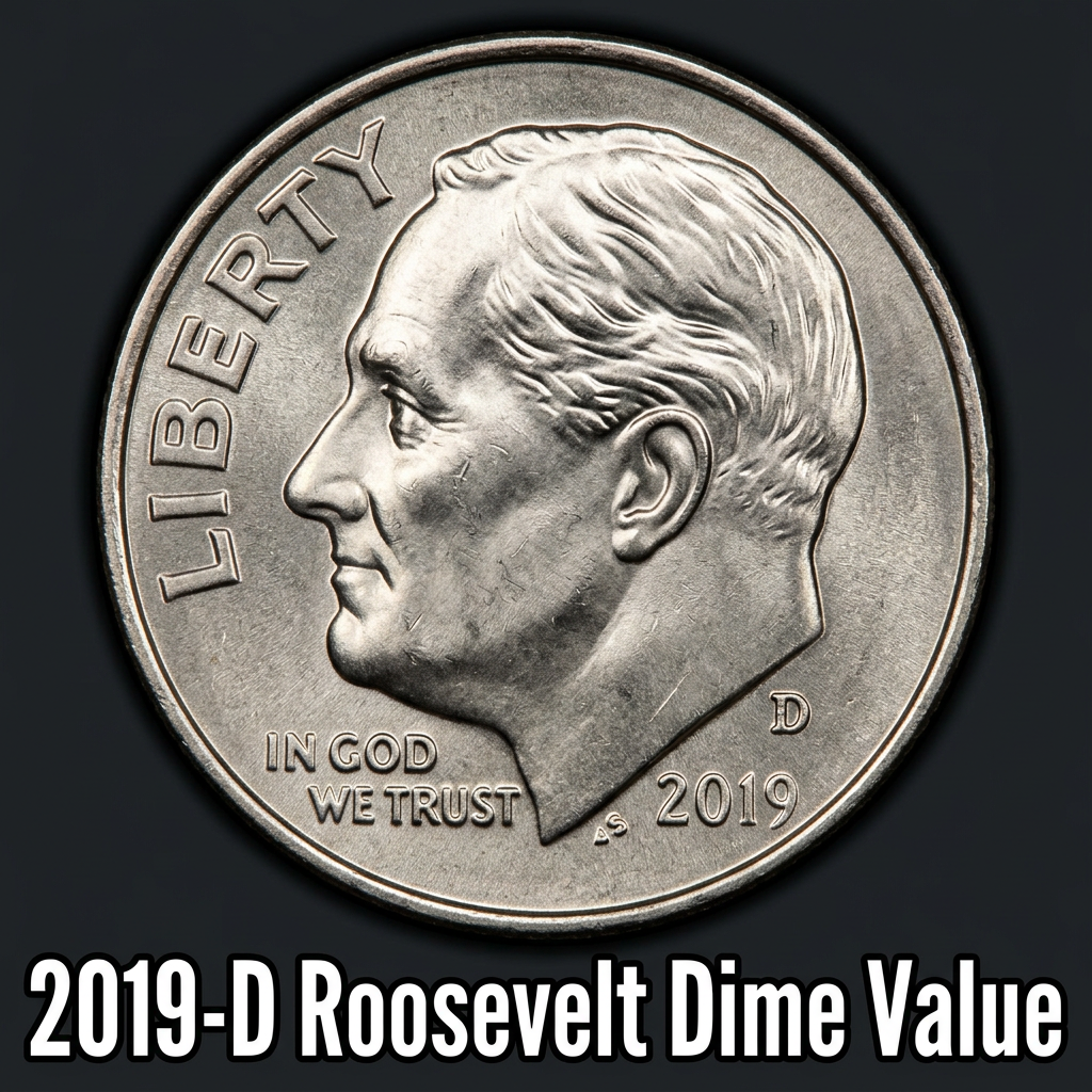 How Much is a 2019 D Roosevelt Dime Worth Today