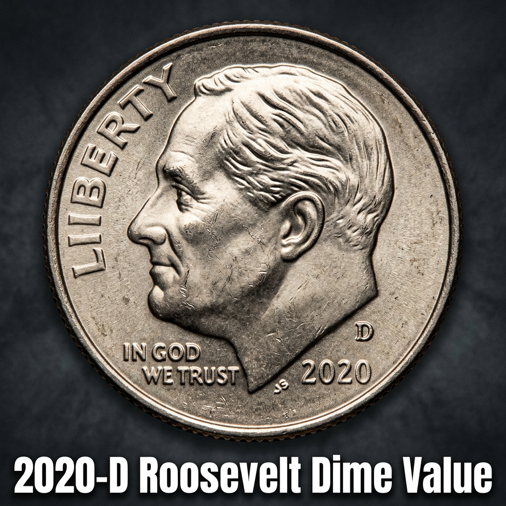 How Much Is a 2020 D Roosevelt Dime Worth Today