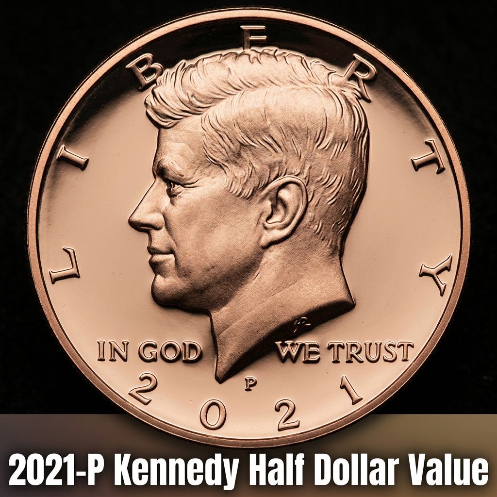 How Much is a 2021 P Kennedy Half Dollar Worth Today