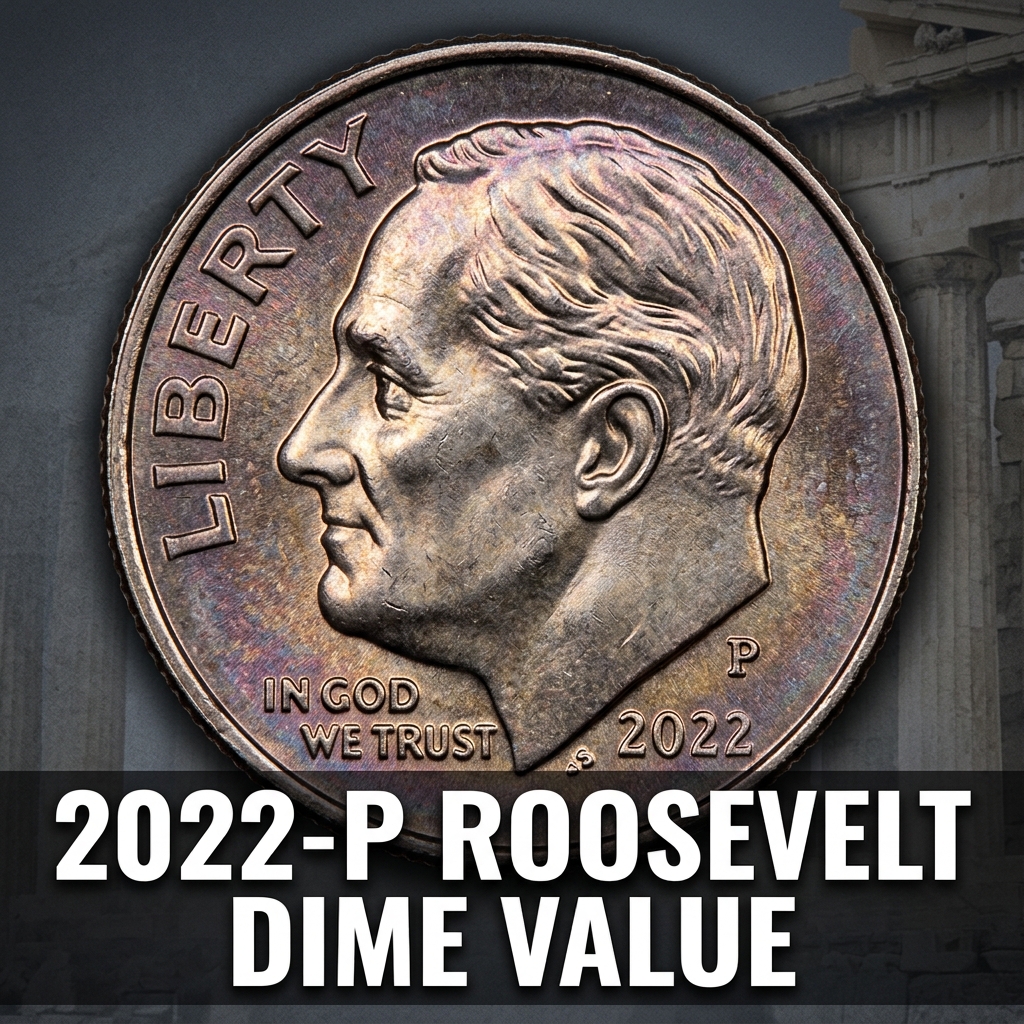 How Much Is A 2022 P Roosevelt Dime Worth Today