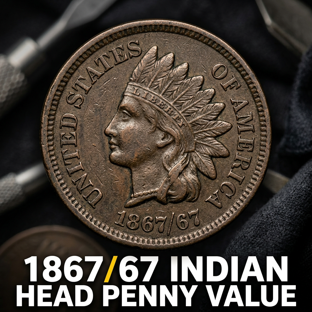 How Much Is an 1867 Indian Head Penny Worth Today