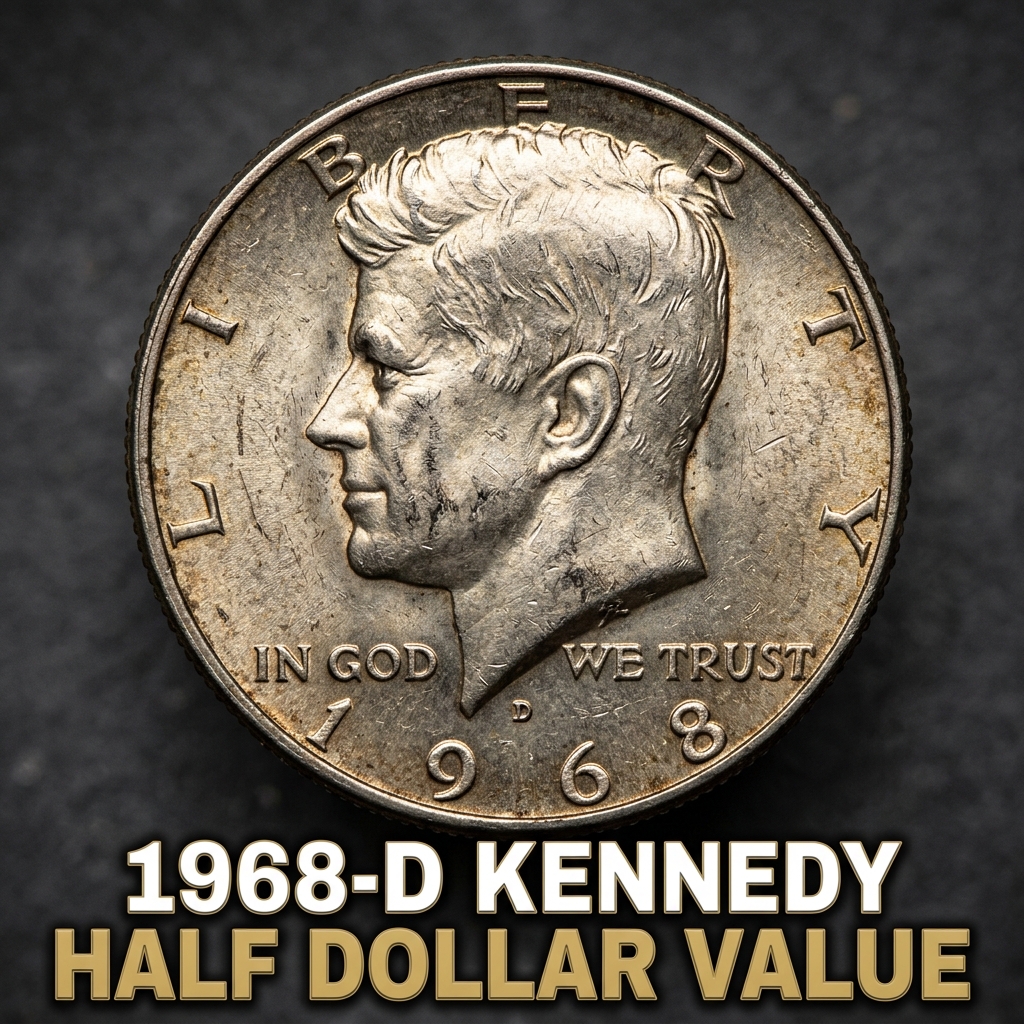 Real Market Value of the 1968-D Kennedy Half Dollar and How to Sell It
