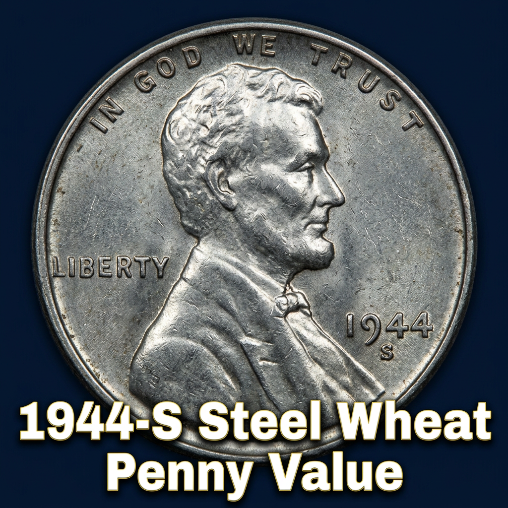 The 1944-S Steel Wheat Penny Value Guide for Collectors and Beginners