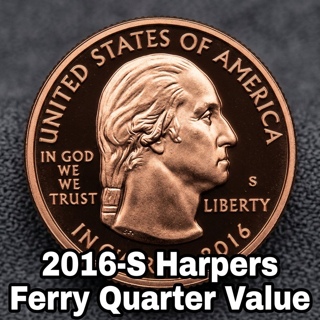 The 2016-S Harpers Ferry Quarter value ranges from $1.50 in uncirculated condition to over $35 for high-grade specimens or deep cameo proof versions. Whether you found this West Virginia coin in a collection or your pocket change, its “S” mint mark makes it more interesting than your average quarter.