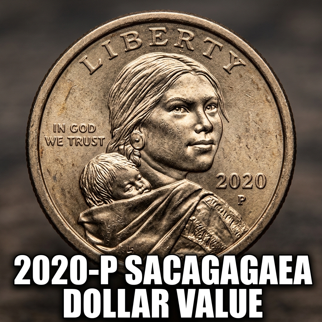 The 2020 P Sacagawea Dollar Value ranges from $1.00 for circulated examples to over $50 for high-grade specimens in Mint State.