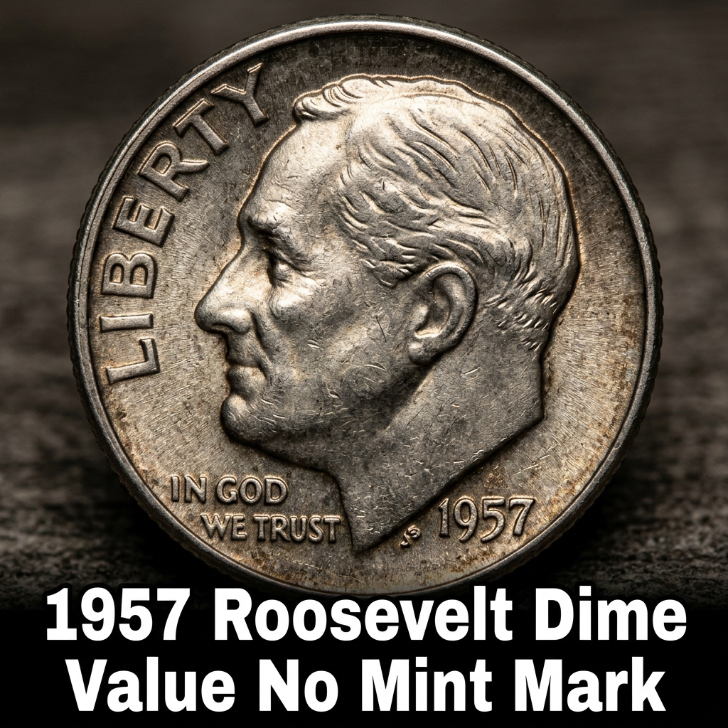Understanding the 1957 Roosevelt Dime Value with No Mint Mark