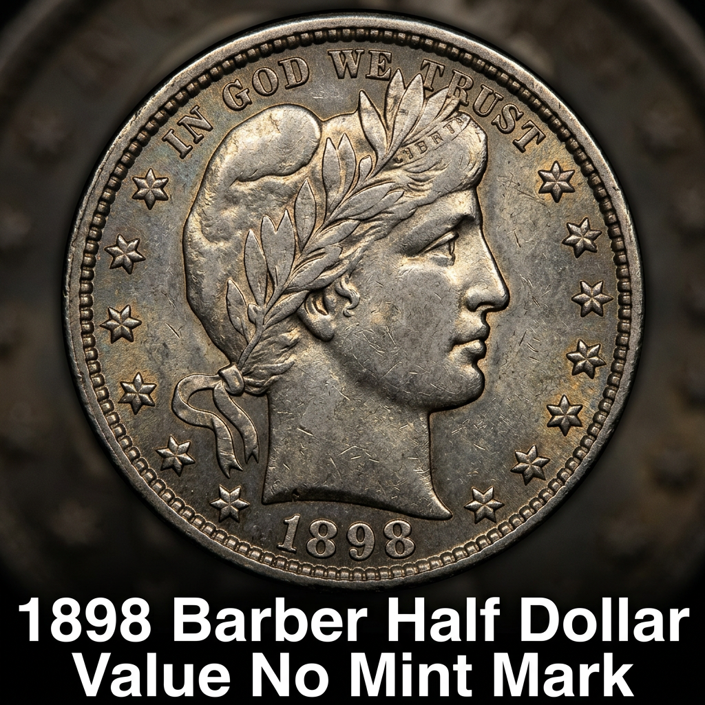 What is the 1898 Barber Half Dollar Worth Today Without a Mint Mark